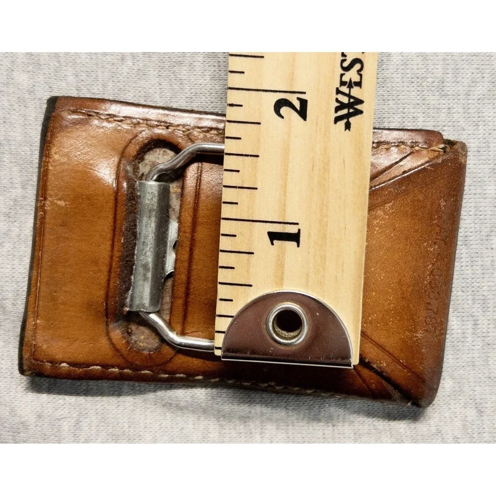 Vtg Tooled Leather Western Belt Longhorn Steer Rodeo Cowboy‎